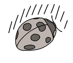 Daily life of Insect sticker #12147533