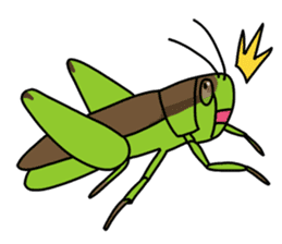Daily life of Insect sticker #12147538