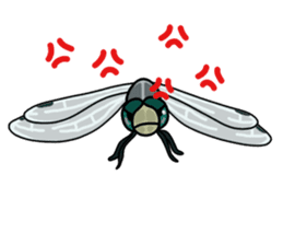 Daily life of Insect sticker #12147541