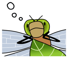 Daily life of Insect sticker #12147542