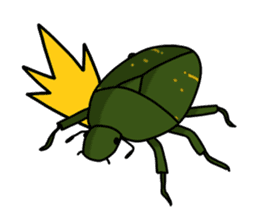 Daily life of Insect sticker #12147544