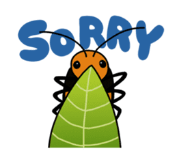 Daily life of Insect sticker #12147548