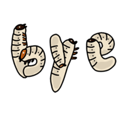 Daily life of Insect sticker #12147550