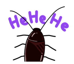 Daily life of Insect sticker #12147551
