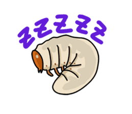 Daily life of Insect sticker #12147553