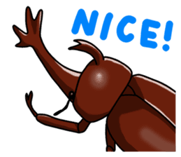 Daily life of Insect sticker #12147556