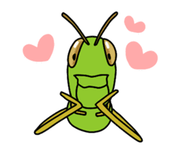 Daily life of Insect sticker #12147559