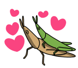 Daily life of Insect sticker #12147560