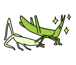 Daily life of Insect sticker #12147562