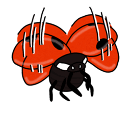 Daily life of Insect sticker #12147564