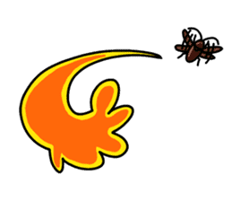Daily life of Insect sticker #12147565