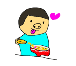 The three bridge man sticker #12148279