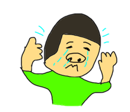 The three bridge man sticker #12148284