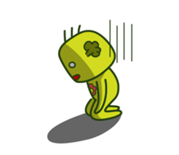 Cute broccoli man sticker #12148567