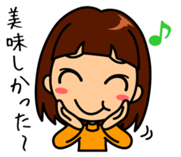Cute and light female sticker sticker #12148653