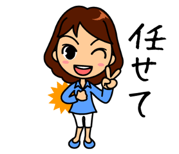 Cute and light female sticker sticker #12148665