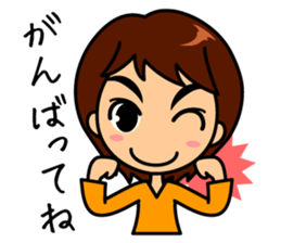 Cute and light female sticker sticker #12148672