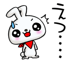 Baby rabbits jumps! sticker #12148955