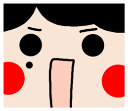 Pan 'sister (facial movement) sticker #12148969