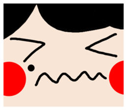 Pan 'sister (facial movement) sticker #12148977