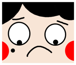 Pan 'sister (facial movement) sticker #12148979