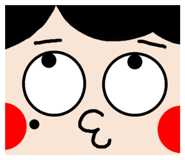 Pan 'sister (facial movement) sticker #12148980