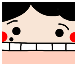 Pan 'sister (facial movement) sticker #12148988