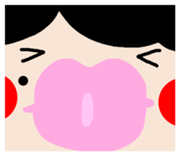 Pan 'sister (facial movement) sticker #12148990