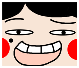 Pan 'sister (facial movement) sticker #12148997