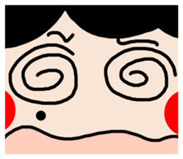 Pan 'sister (facial movement) sticker #12149001