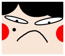 Pan 'sister (facial movement) sticker #12149003