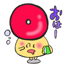 Blood type series Mr. O mushroom sticker #12149446