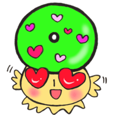 Blood type series Mr. O mushroom sticker #12149451