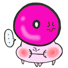 Blood type series Mr. O mushroom sticker #12149459