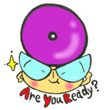 Blood type series Mr. O mushroom sticker #12149465