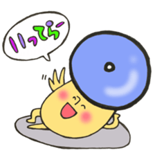 Blood type series Mr. O mushroom sticker #12149467