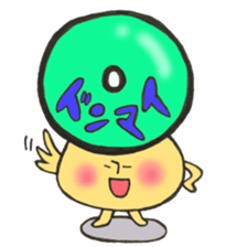 Blood type series Mr. O mushroom sticker #12149471