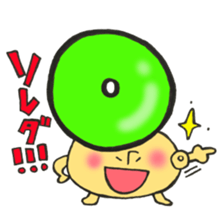 Blood type series Mr. O mushroom sticker #12149475