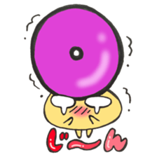 Blood type series Mr. O mushroom sticker #12149477