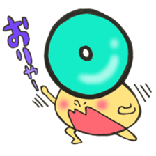 Blood type series Mr. O mushroom sticker #12149480