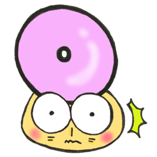 Blood type series Mr. O mushroom sticker #12149482