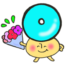 Blood type series Mr. O mushroom sticker #12149484