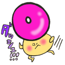 Blood type series Mr. O mushroom sticker #12149485