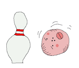 Pink Mo-chan sticker #12149759