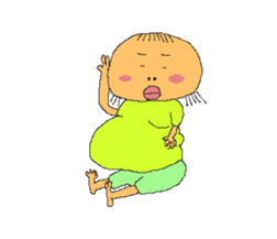 Pink Mo-chan sticker #12149762