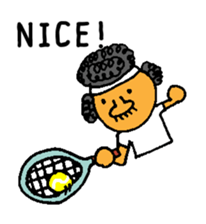 afro ninja sticker #12150215