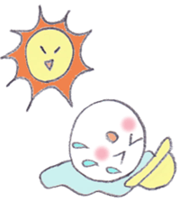 Pretty Ball for summer sticker #12150452