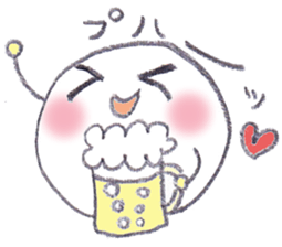 Pretty Ball for summer sticker #12150455