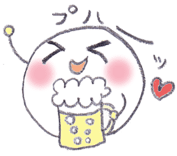 Pretty Ball for summer sticker #12150455