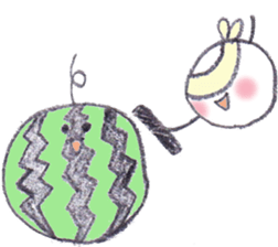 Pretty Ball for summer sticker #12150457